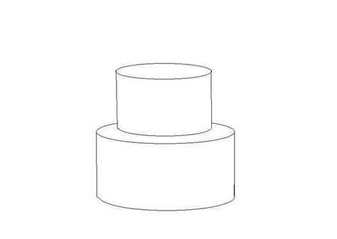 Two Tier Cake Template