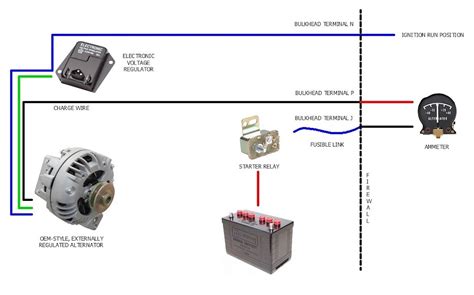 Two Wire Alternator Wiring Diagram Mopar