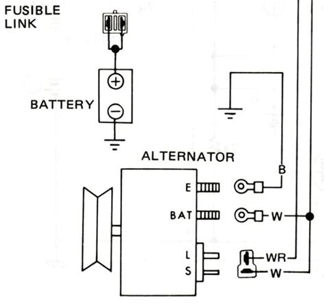 Two Wire Alternator Wiring Diagram Nissan