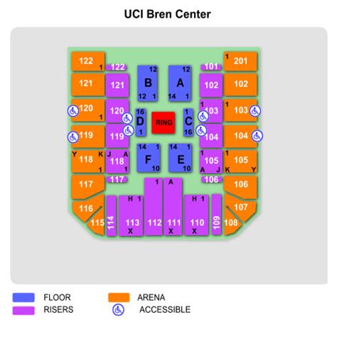 Uci Bren Events Center Seating Chart