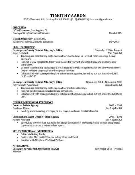 Ucla Resume Template