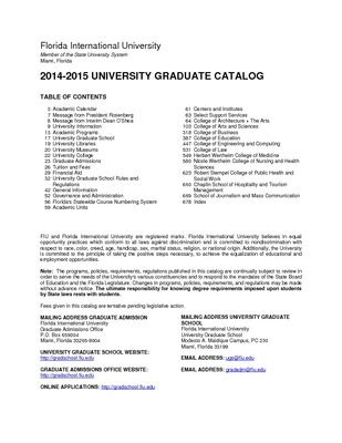 Uf Graduate Course Catalog