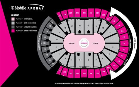 Ufc T Mobile Arena Seating Chart