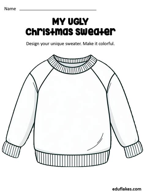 Ugly Sweater Templates