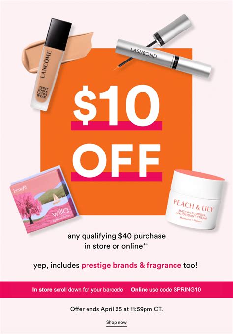 Ulta Coupon $10 Off $40 In Store Printable