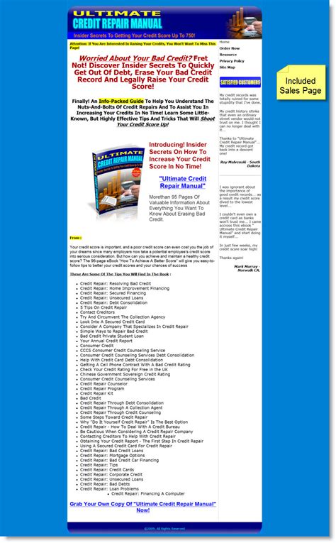 Ultimate Credit Repair Manual Viral Ebook