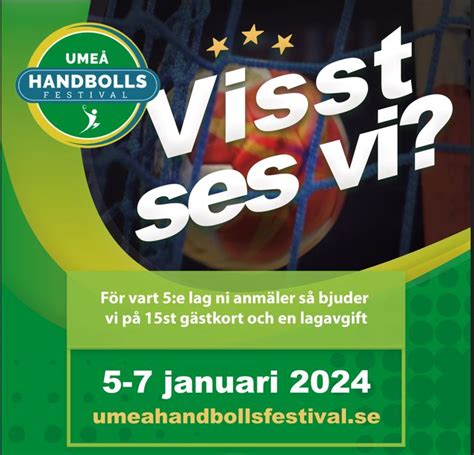Umeå Handbollsfestival: Ett måste för alla handbollsentusiaster
