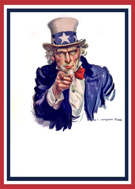 Uncle Sam Poster Template