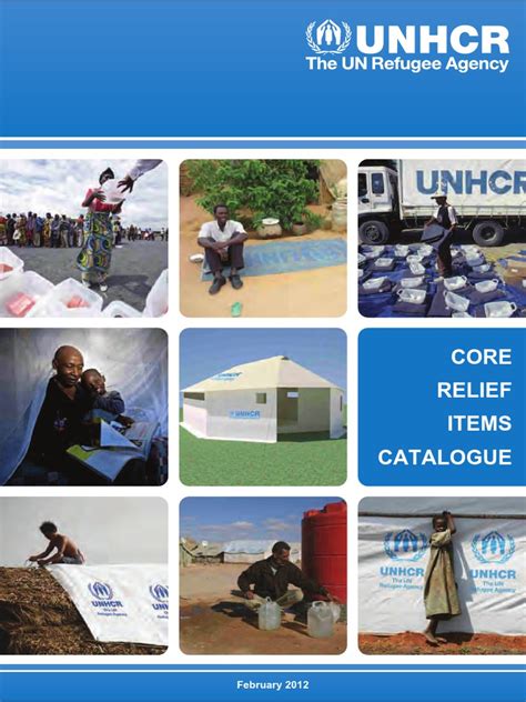 Unhcr Core Relief Items Catalogue