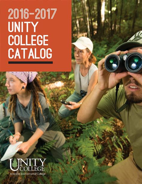 Unity College Biology Major Course Catalog 2017