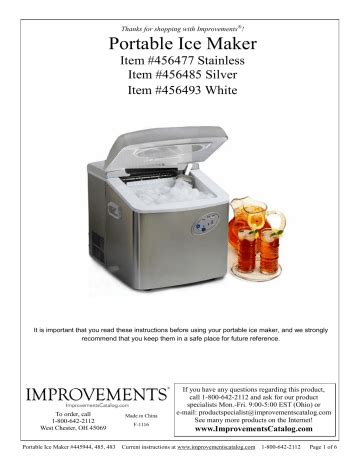 Unleash the Refreshing Symphony: A Heartfelt Guide to Ice Maker Instructions