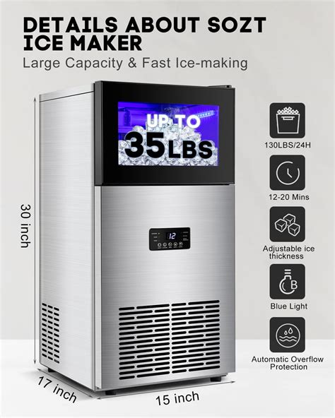 Unlock Refreshing Convenience: Introducing the SOZT Ice Maker