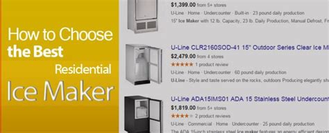 Unlock the Pinnacle of Ice Perfection: Unveil the Revolutionary U-Line Icemaker