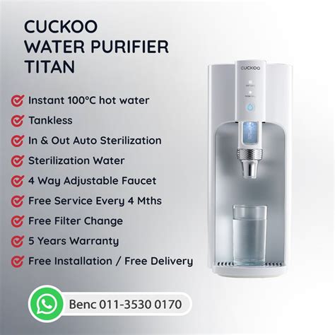 Unlock the Secrets of Pure and Refreshing Water with Cuckoo Ice Water Purifier