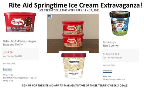 Unlock the Sweetest Savings: Discover the Rite Aid Ice Cream Extravaganza