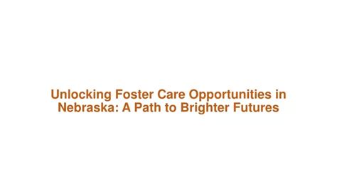 Unlocking the Future of Foster Care: Embrace Foster FS20 for a Brighter Tomorrow
