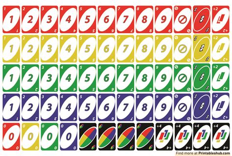 Uno Card Printable