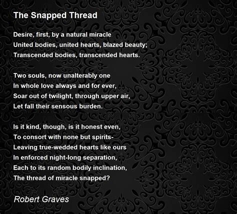 Untied Threads, an Ode to 