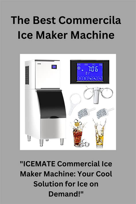 Unveiling the Icemate Ice Machine: Your Path to Crystal-Clear Refreshment