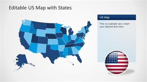 Usa Map Powerpoint Template