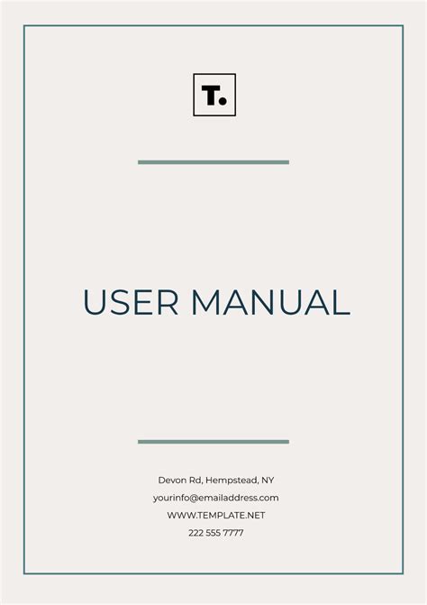 User Guide Template Word