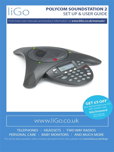 User Manual For Polycom Soundstation2