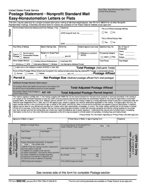 Usps Bulk Mail Nonprofit Form