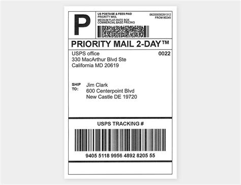 Usps Printable Shipping Labels