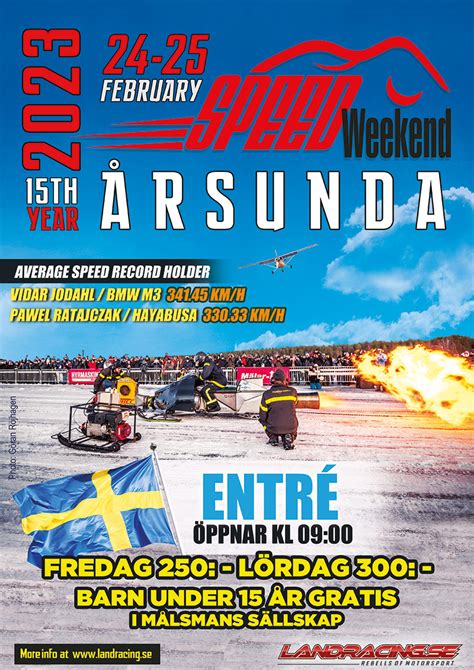 Välkommen till Speed Weekend Årsunda