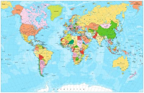 Världskartan som vägleder din globala resa