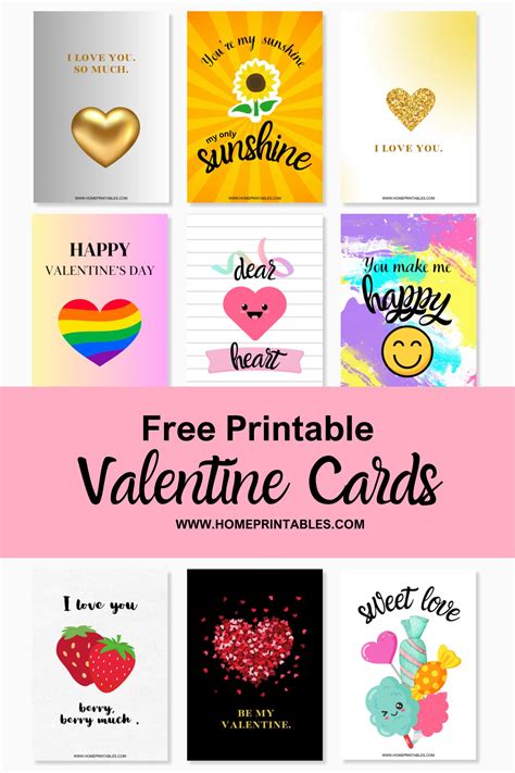 Valentine Card Free Printable