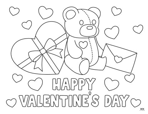 Valentine Day Coloring Pages Printable