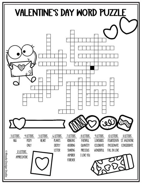 Valentines Day Puzzles Printable