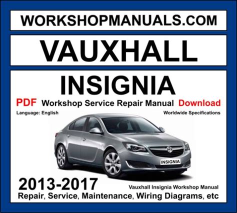 Vauxhall Insignia Service Manual Download