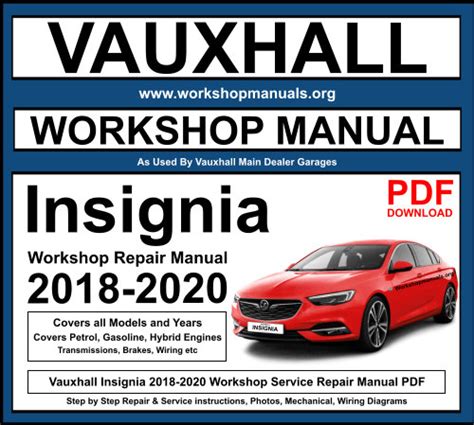 Vauxhall Insignia Workshop Manual