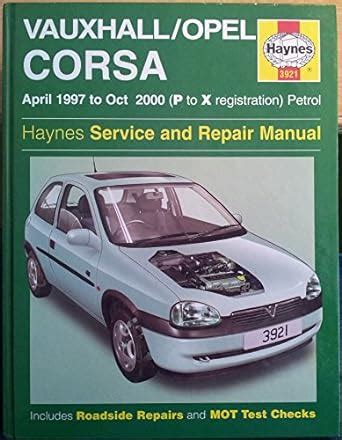 Vauxhall Opel Corsa Service Repair Manual Download 2000 2004