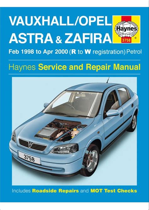 Vauxhall Opel Zafira Mpv Service Repair Manual Pdf 1998 2000