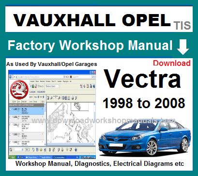 Vauxhall Vectra Instruction Manuals