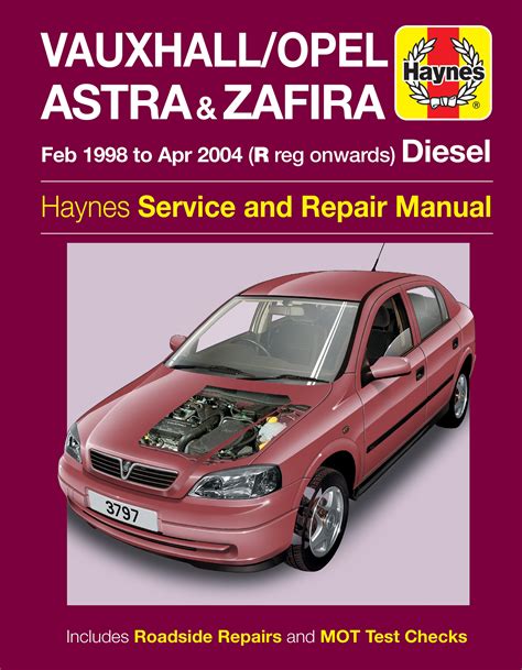 Vauxhall Zafira Full Service Repair Manual 1998 2000