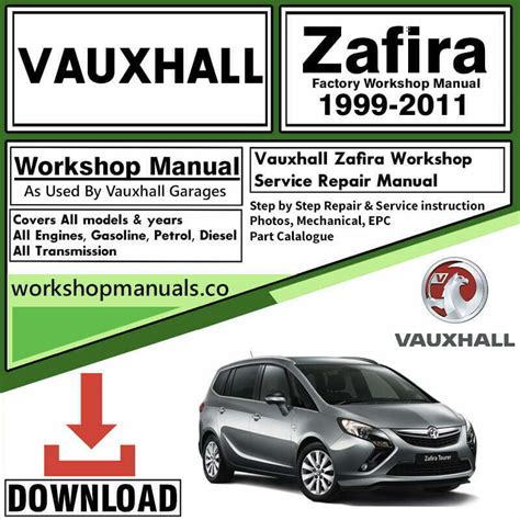 Vauxhall Zafira Gsi Workshop Manual