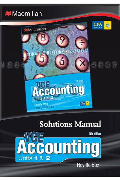 Vce Accounting Units 1 And 2 Solutions Manual