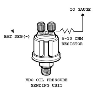 Vdo Oil Pressure Sender Wiring Diagram