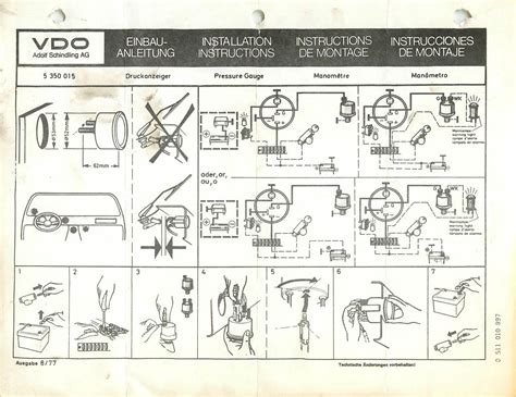 Vdo Oil Temp Wiring Diagram