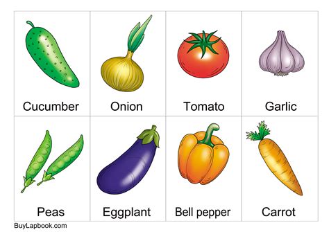 Vegetables Printable