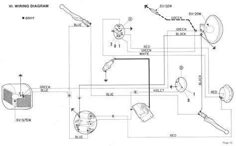 Vespa Bravo Moped Wiring Diagram