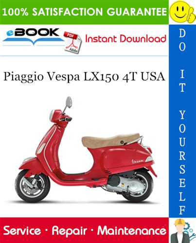 Vespa Lx150 4t Usa Service Repair Manual Download