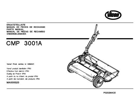 Vicon 3001 Parts Manual