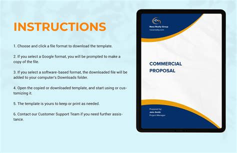 Video Commercial Proposal Template