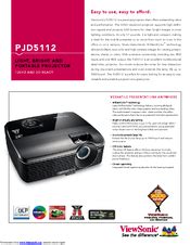 Viewsonic Pjd5112 Dlp Projector Service Manual Download