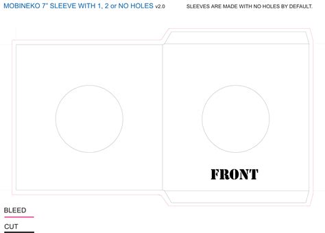 Vinyl Sleeve Template